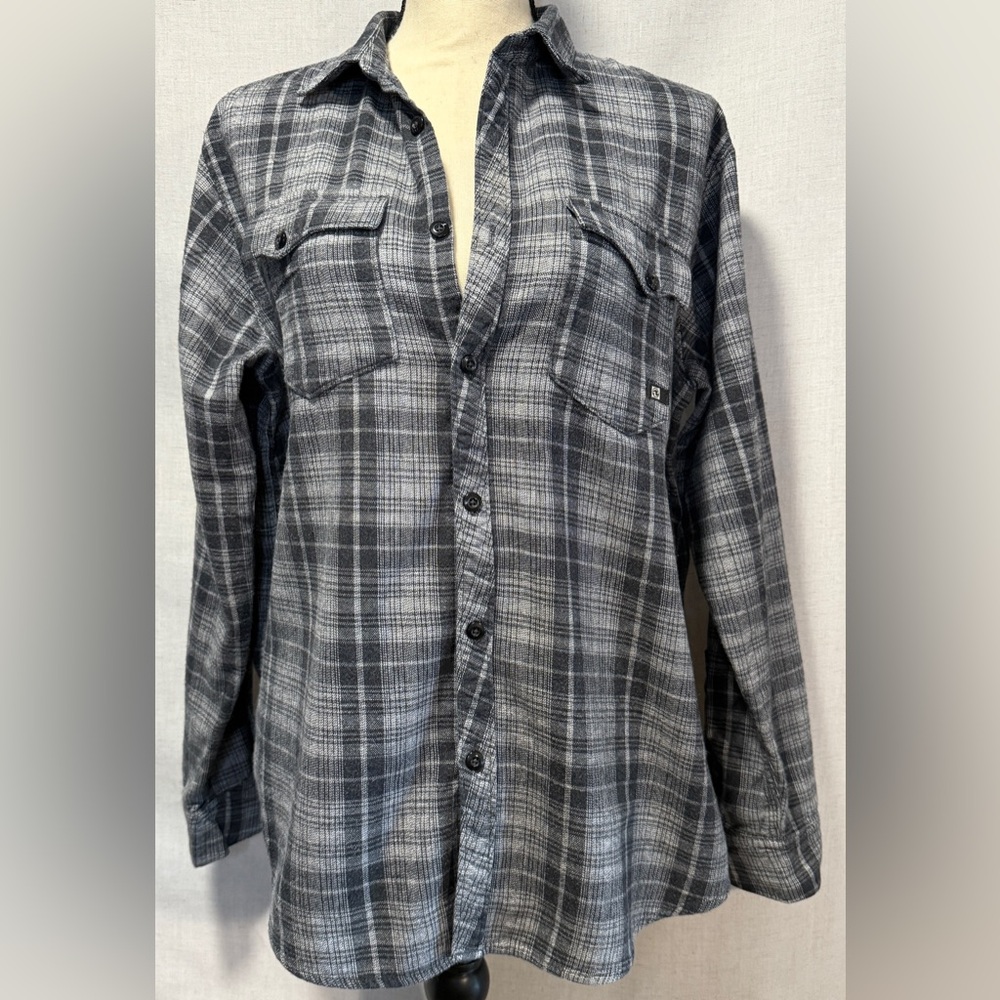 Ocean Current Woman’s Plaid Shirt, Size M